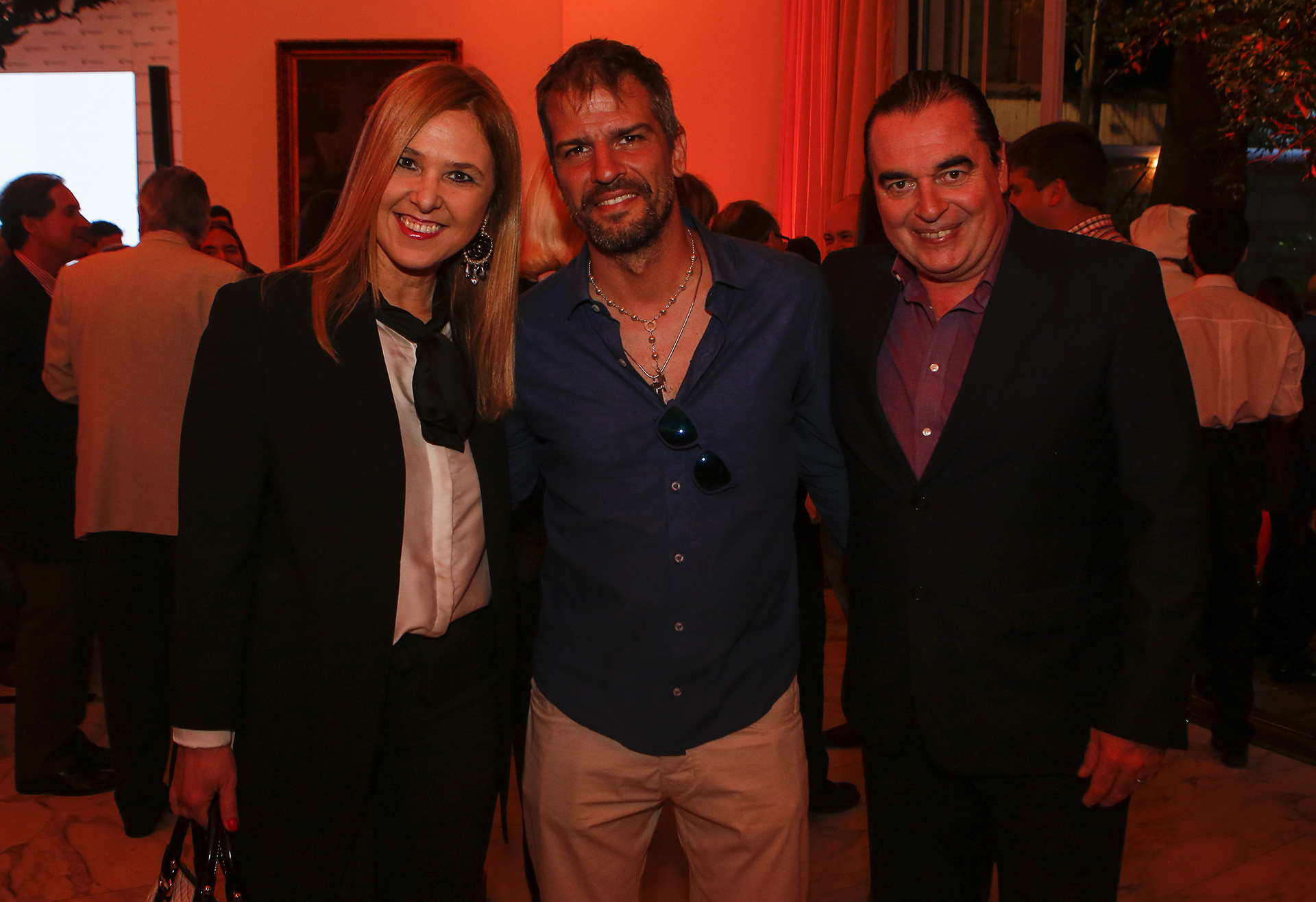 Silvina Luna, Patricio Giménez y Luis Seguessa
