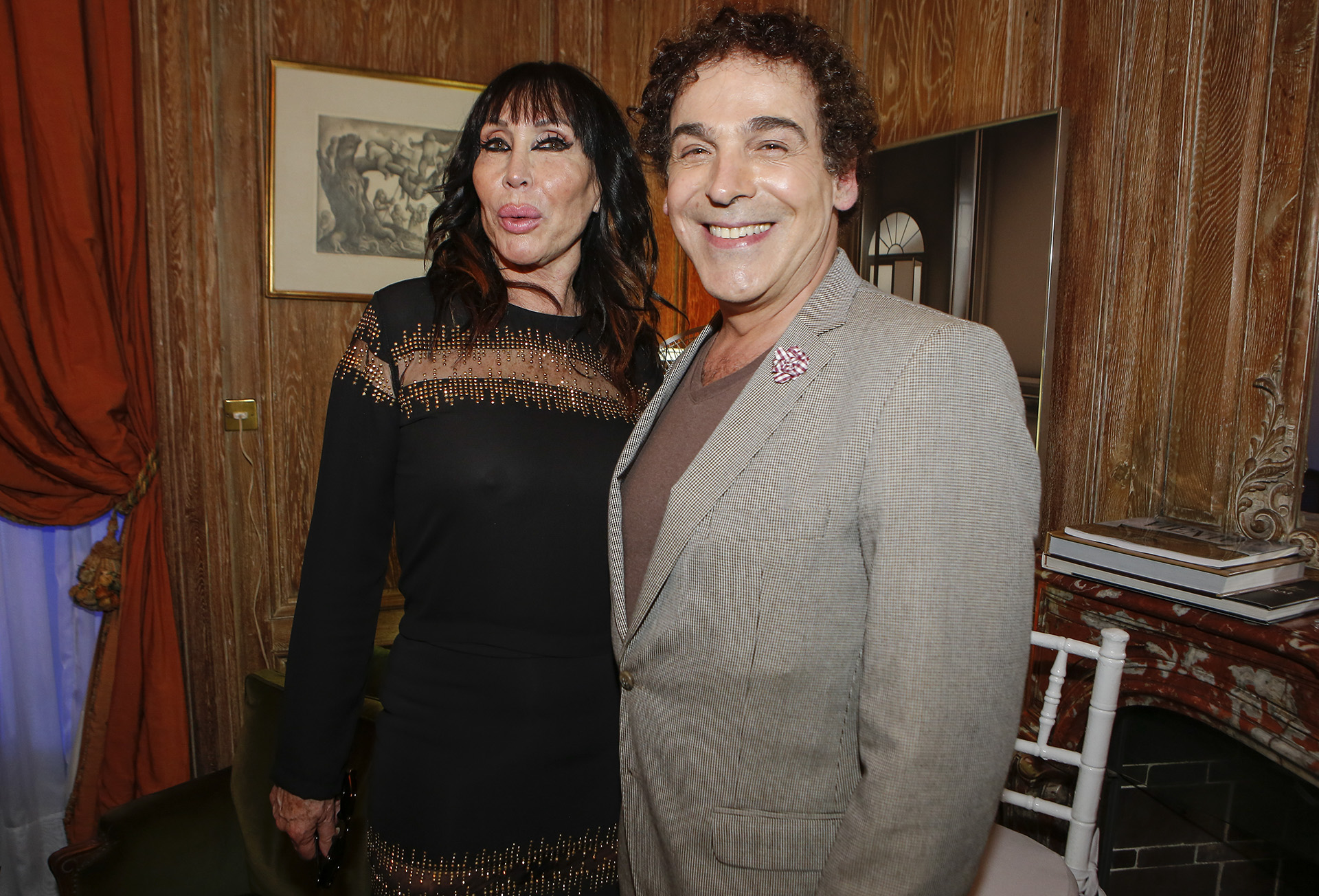 Moria Casán y Sergio Company