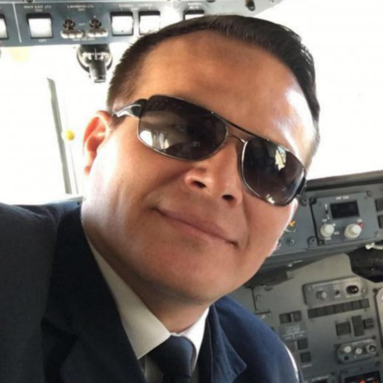 Miguel Quiroga era piloto y propietario de LAMIA