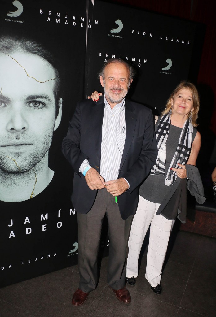 Eduardo Amadeo y su mujer
