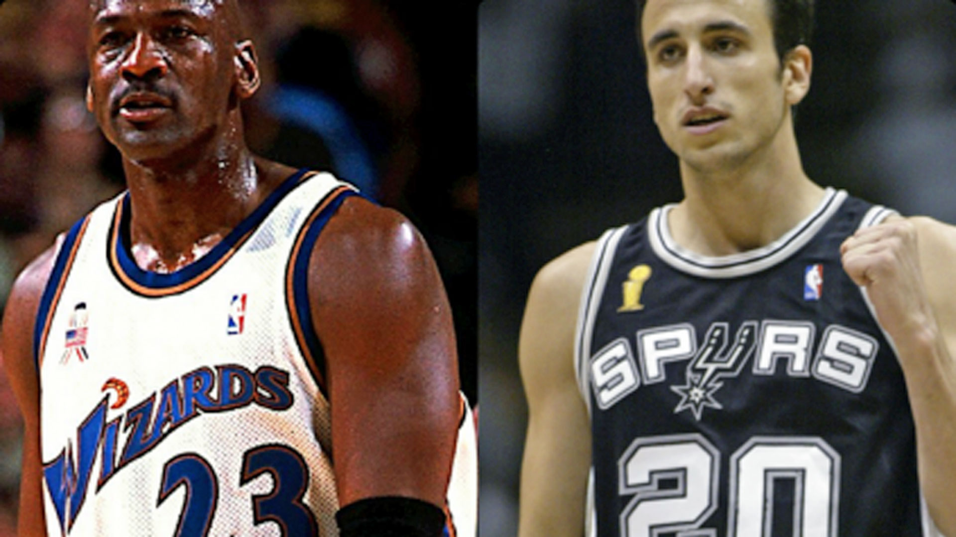 Michael Jordan y Ginobili 1920