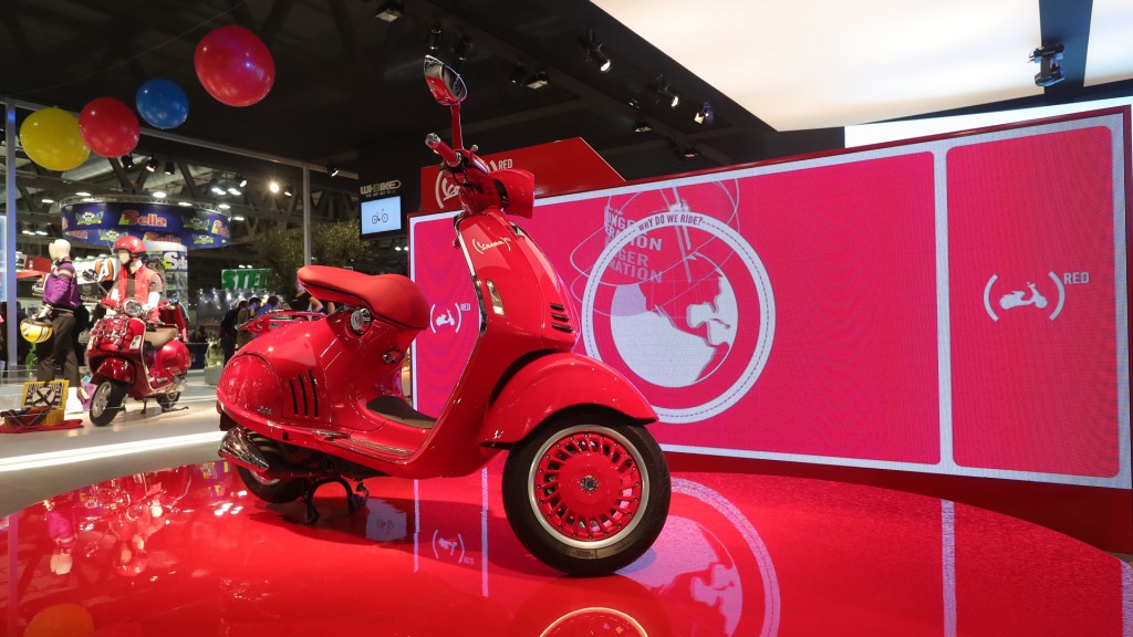 La compañía vendió más de 1,5 millones de unidades Vespa en la última década