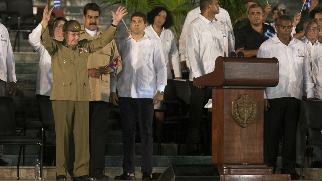Raúl Castro, durante el acto en Santiago de Cuba (EFE)