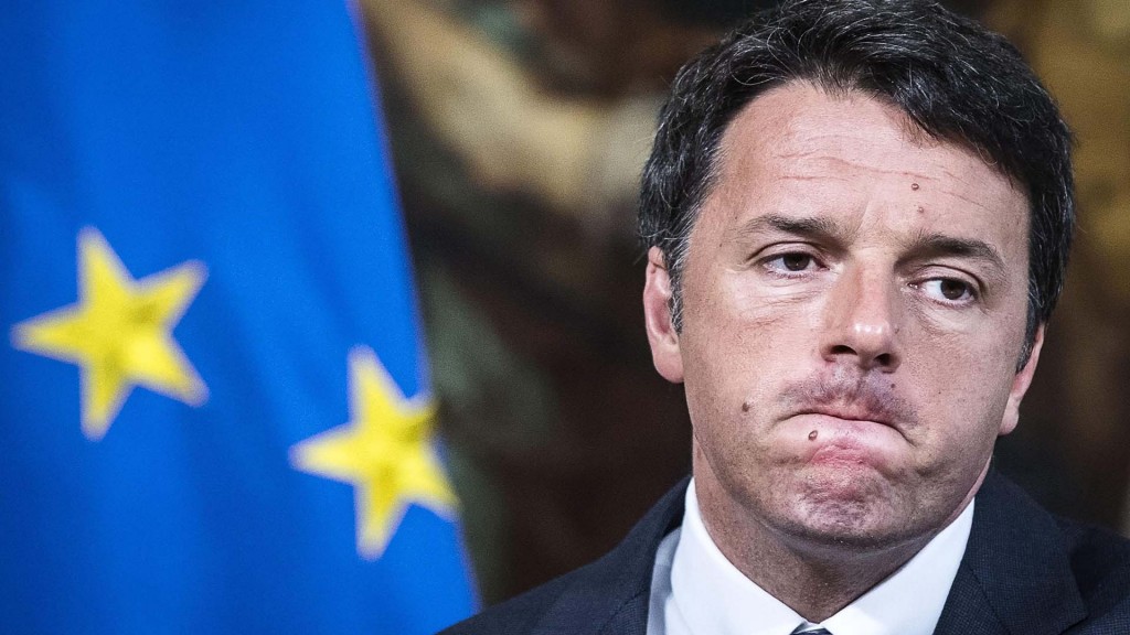 Matteo Renzi asumió la derrota en el referéndum
