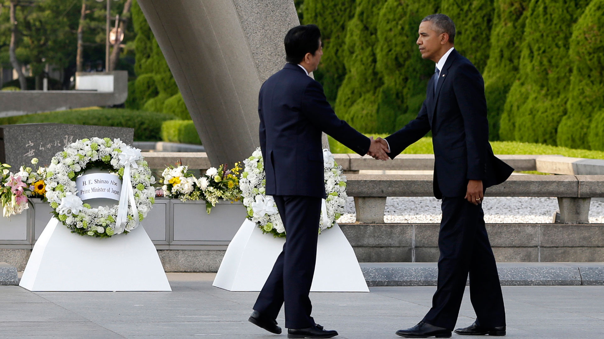 El Premier japonés y el presidente de Estados Unidos, Barack Obama (AP)