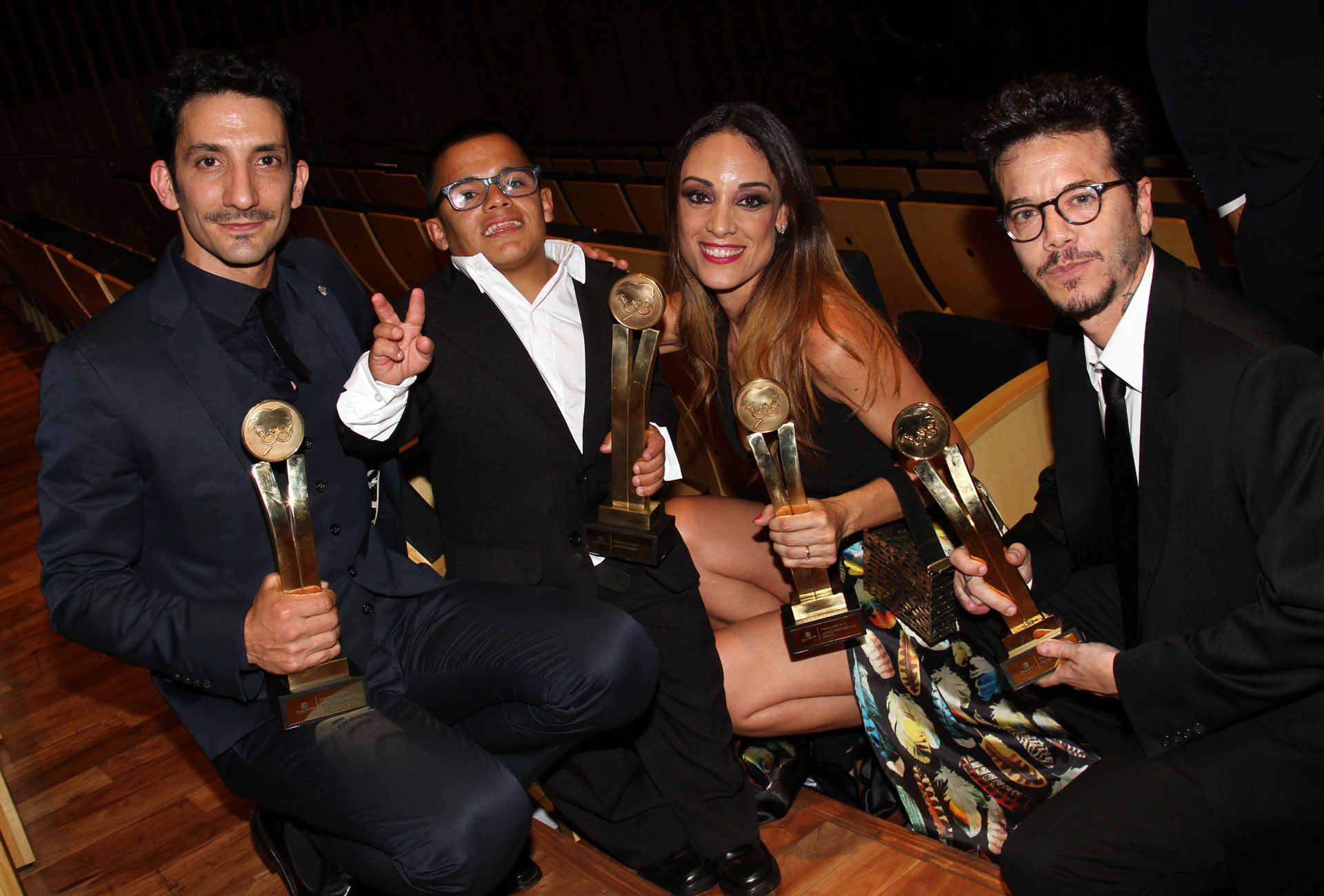 Juan Minujín, Pedrito Pedraza, Martina Gusman y Sebastián Ortega