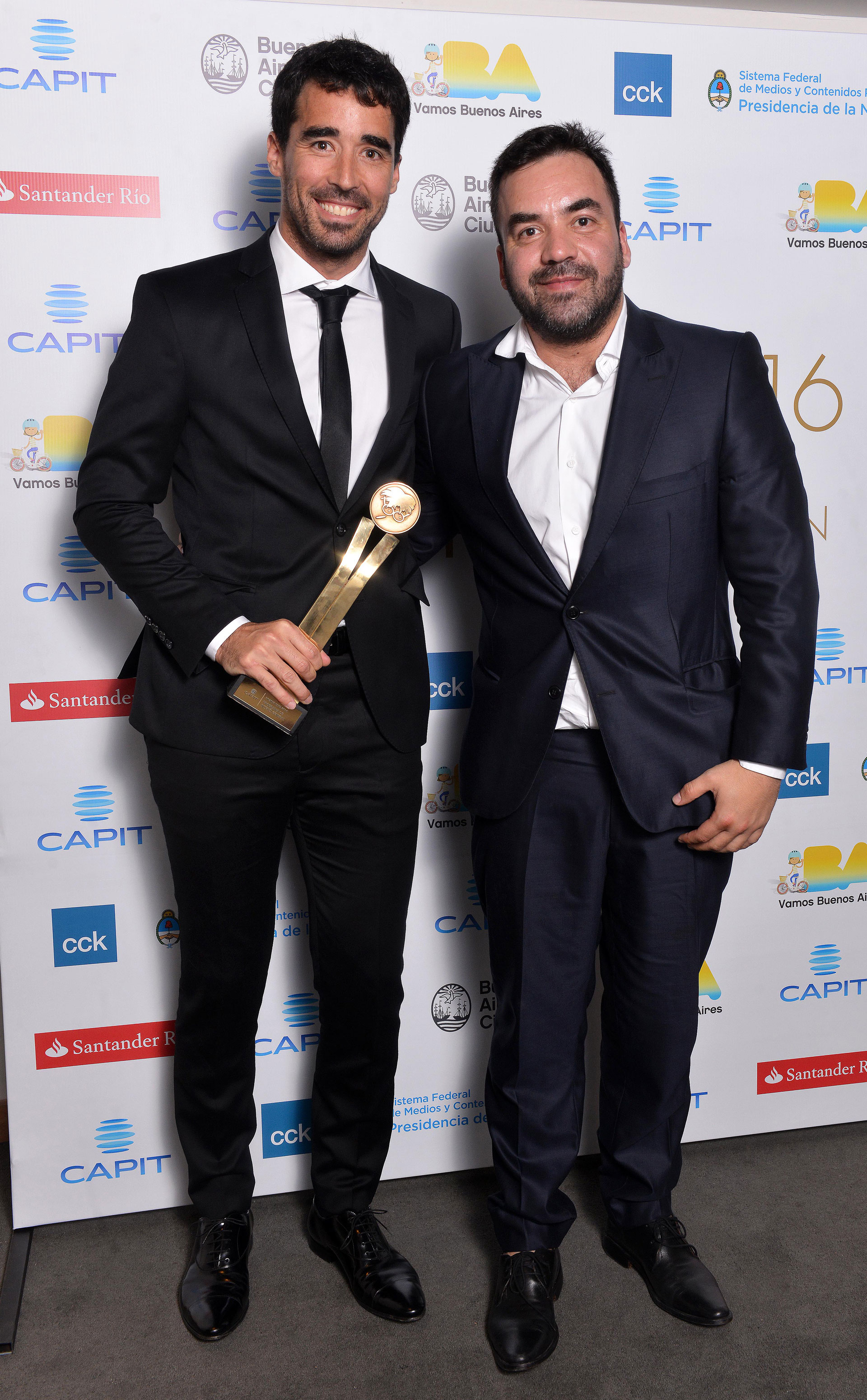 Nacho Viale y Rubén Viveros