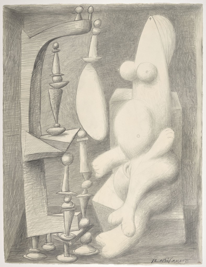 “Desnudo frente a un tocador”, 12 abril de 1936 (Juan-les- Pins) ©2016 Sucesión Picasso /SAVA, Buenos Aires