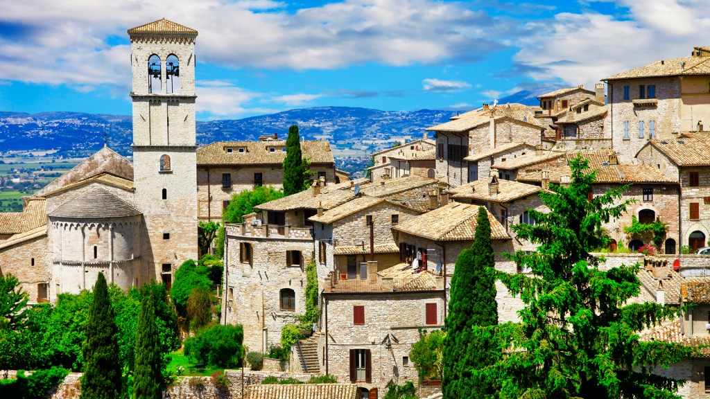 Asís se ubica en la provincia de Perugia en la magnífica región de Umbría, a 130 kilómetros de Roma (iStock)