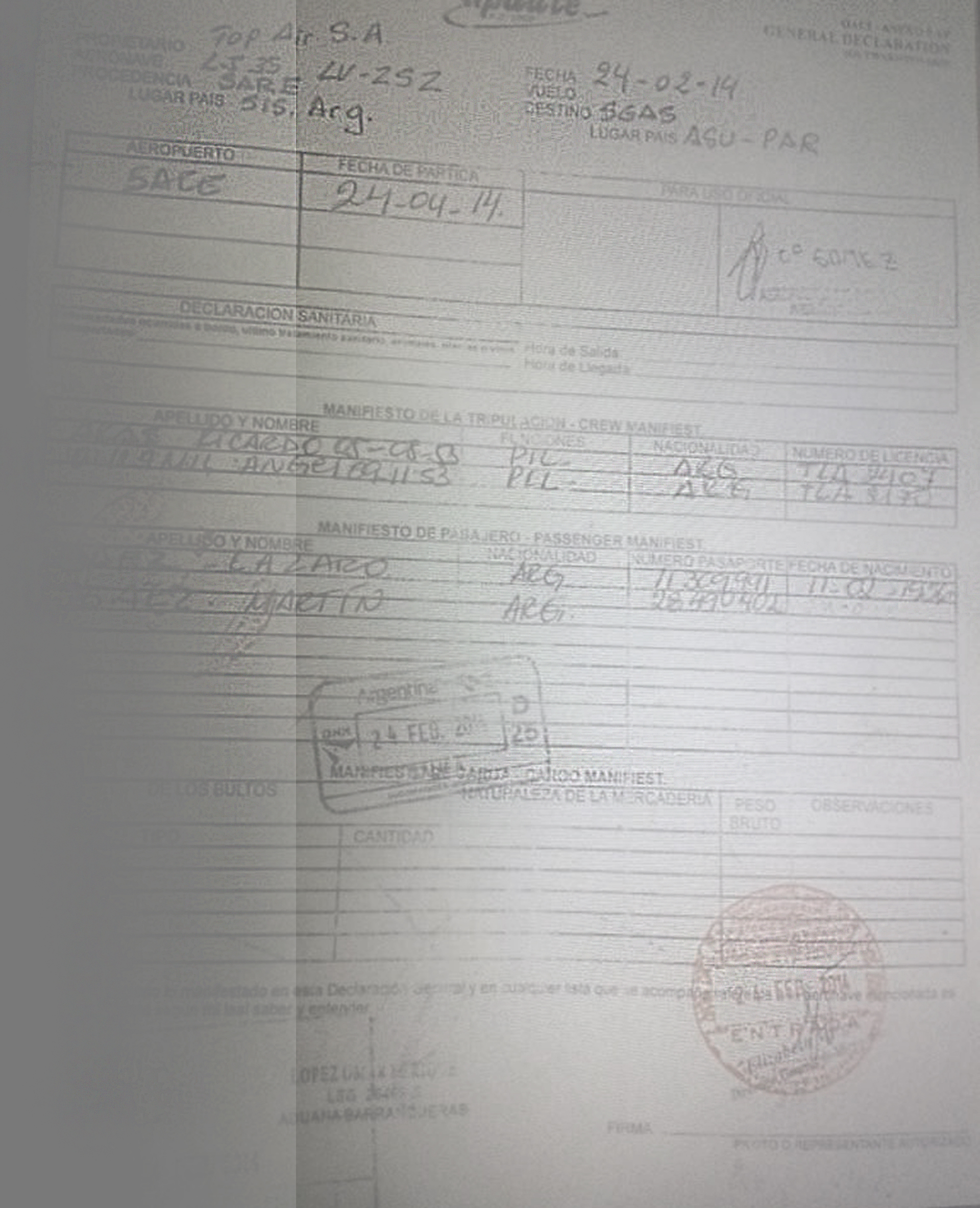 Lazaro Baez Documentos