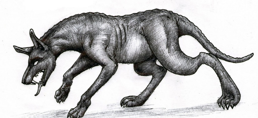 Dibujo según el relato de un lugareño