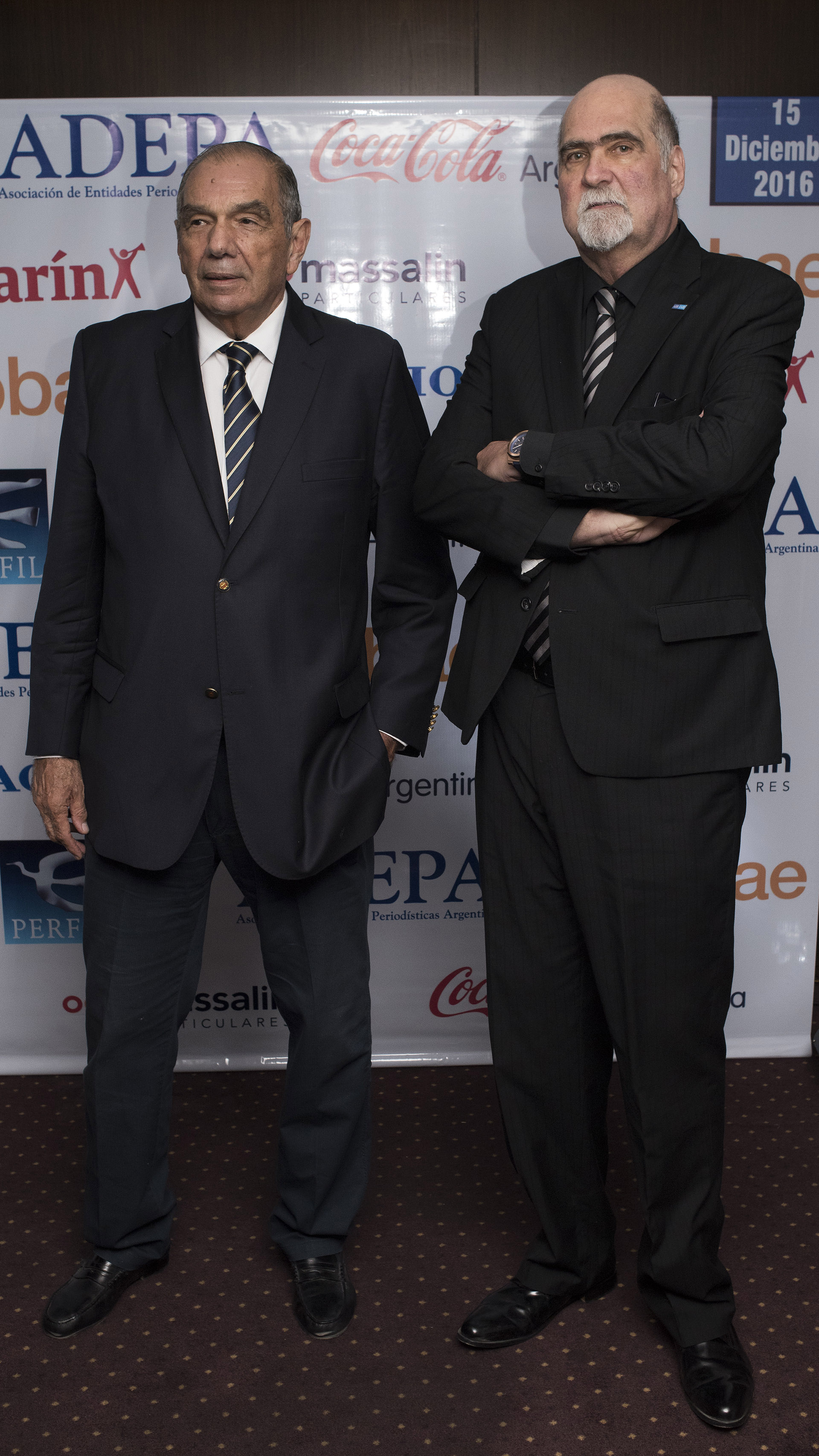 Hugo Colinet (El Litoral de Corrientes) y Luis Tarsitano (El Tribuno de Salta y Jujuy)