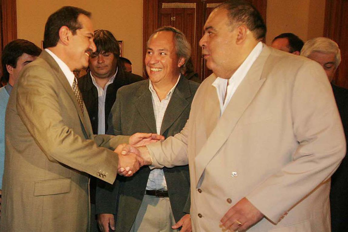 “La Chancha” junto a José Alperovich.