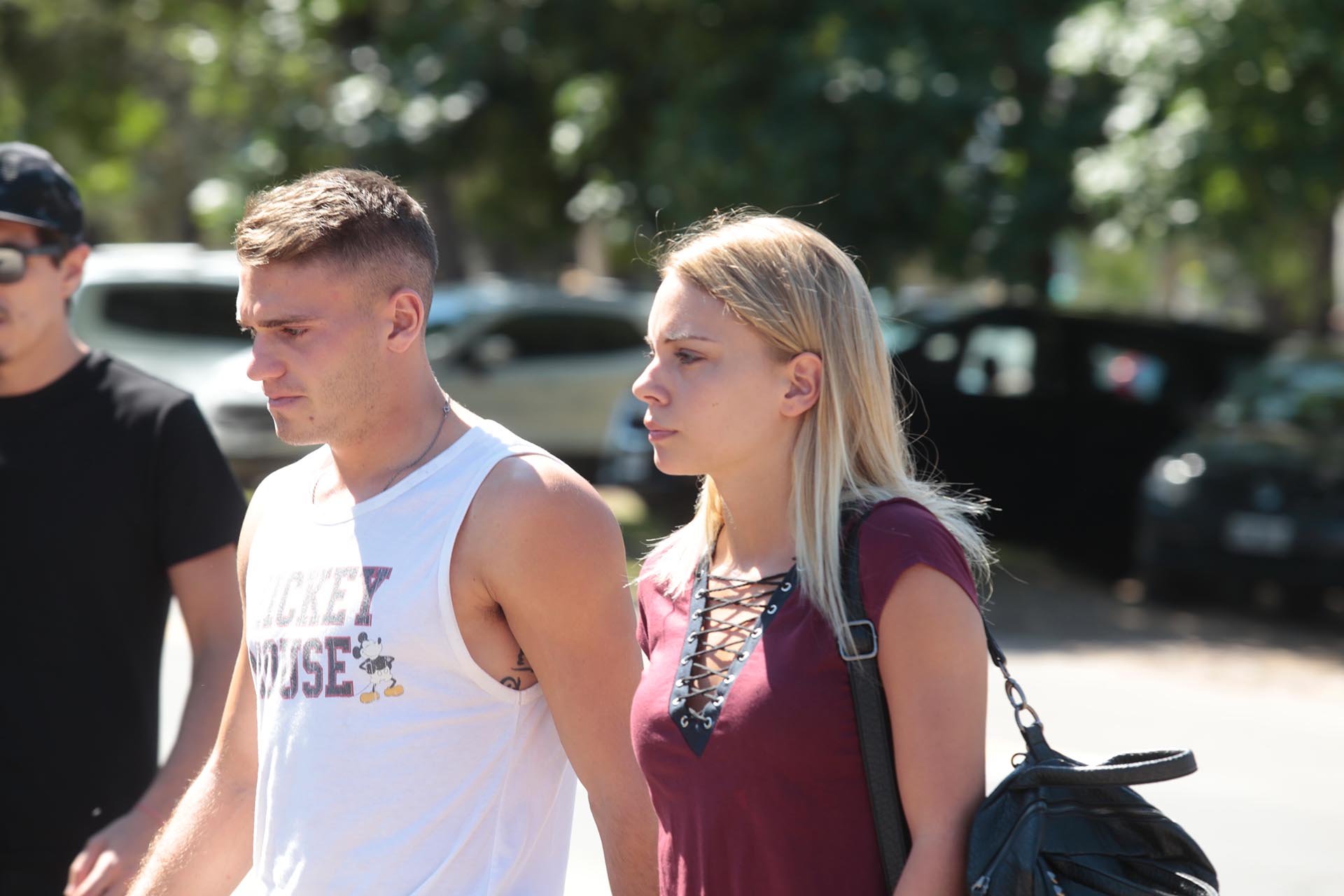 Stephan Ruggeri, hermano menor de Candela, junto a su novia