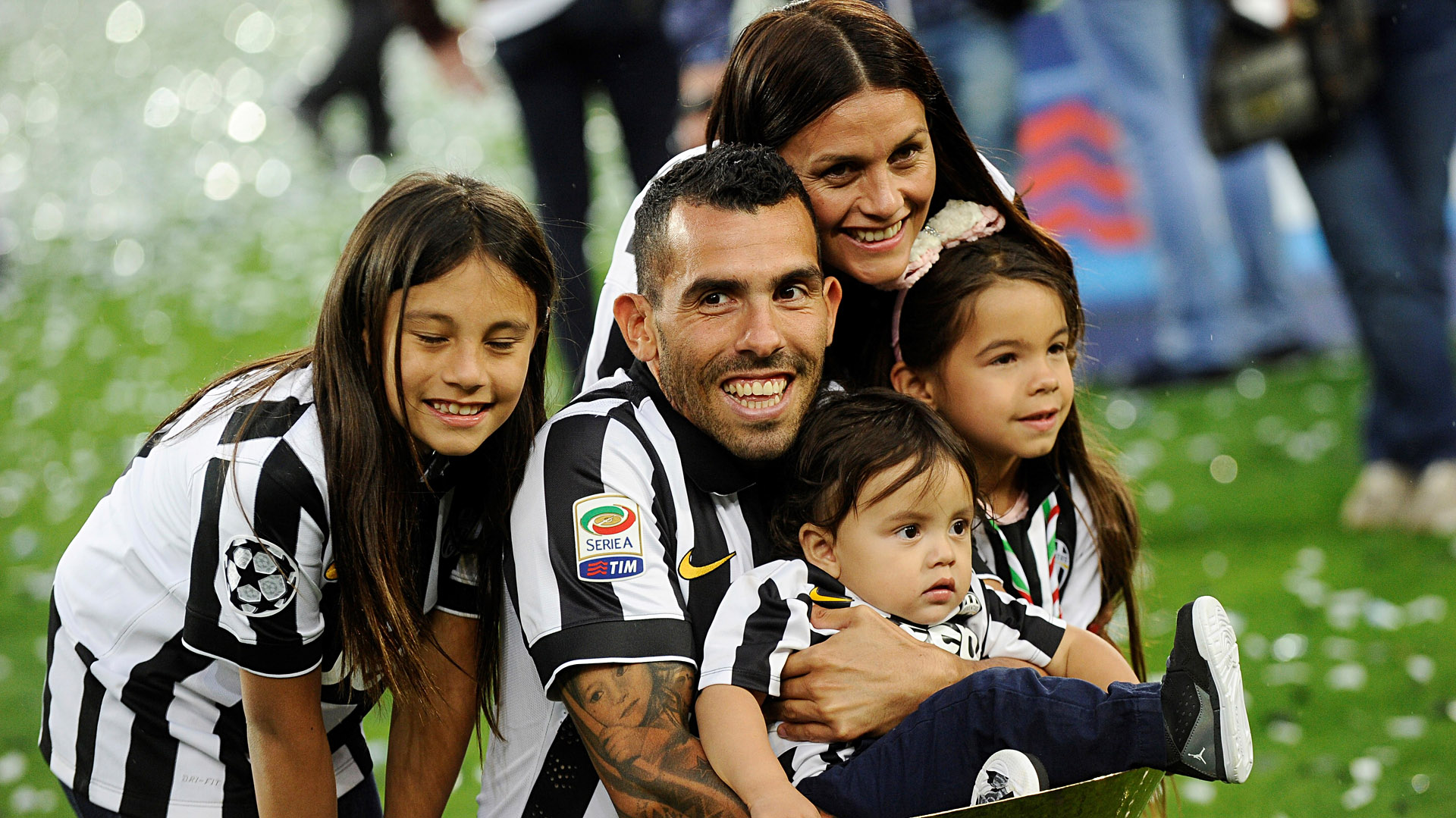 Carlos Tevez Vanesa Mansilla familia Juventus 1920
