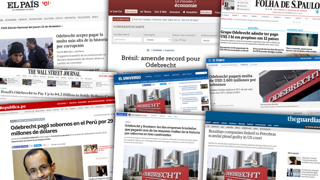 El escándalo llegó a los diarios de todo el mundo