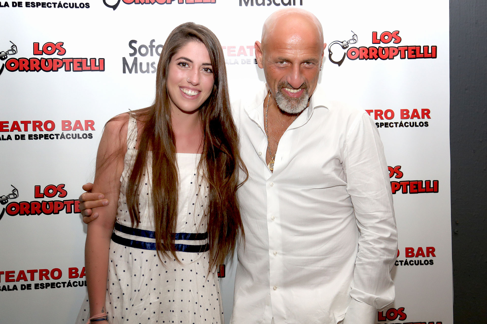 Gustavo Sofovich con su hija, Tatiana