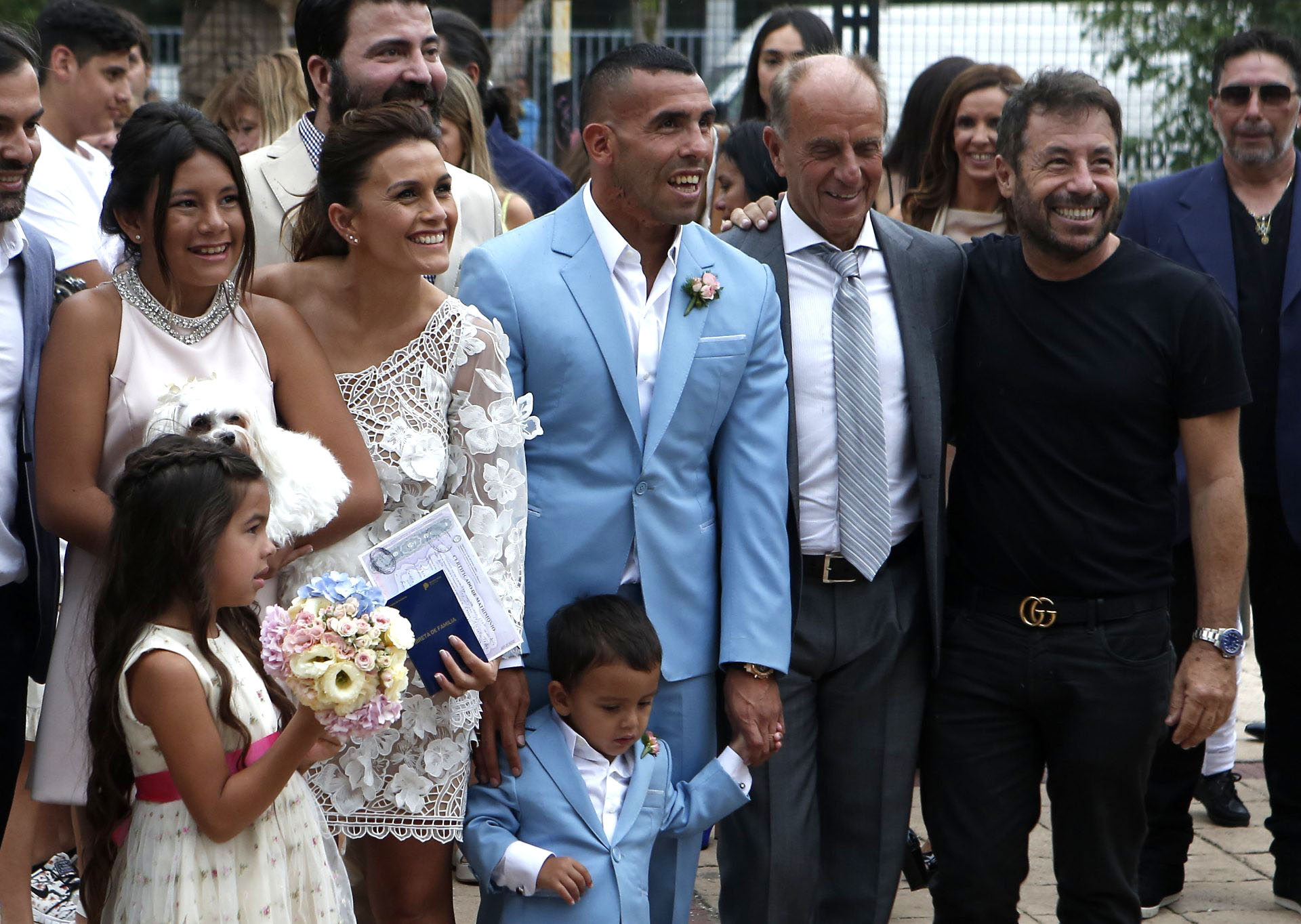 El diseñador Ricky Sarkany también estuvo presente en la ceremonia