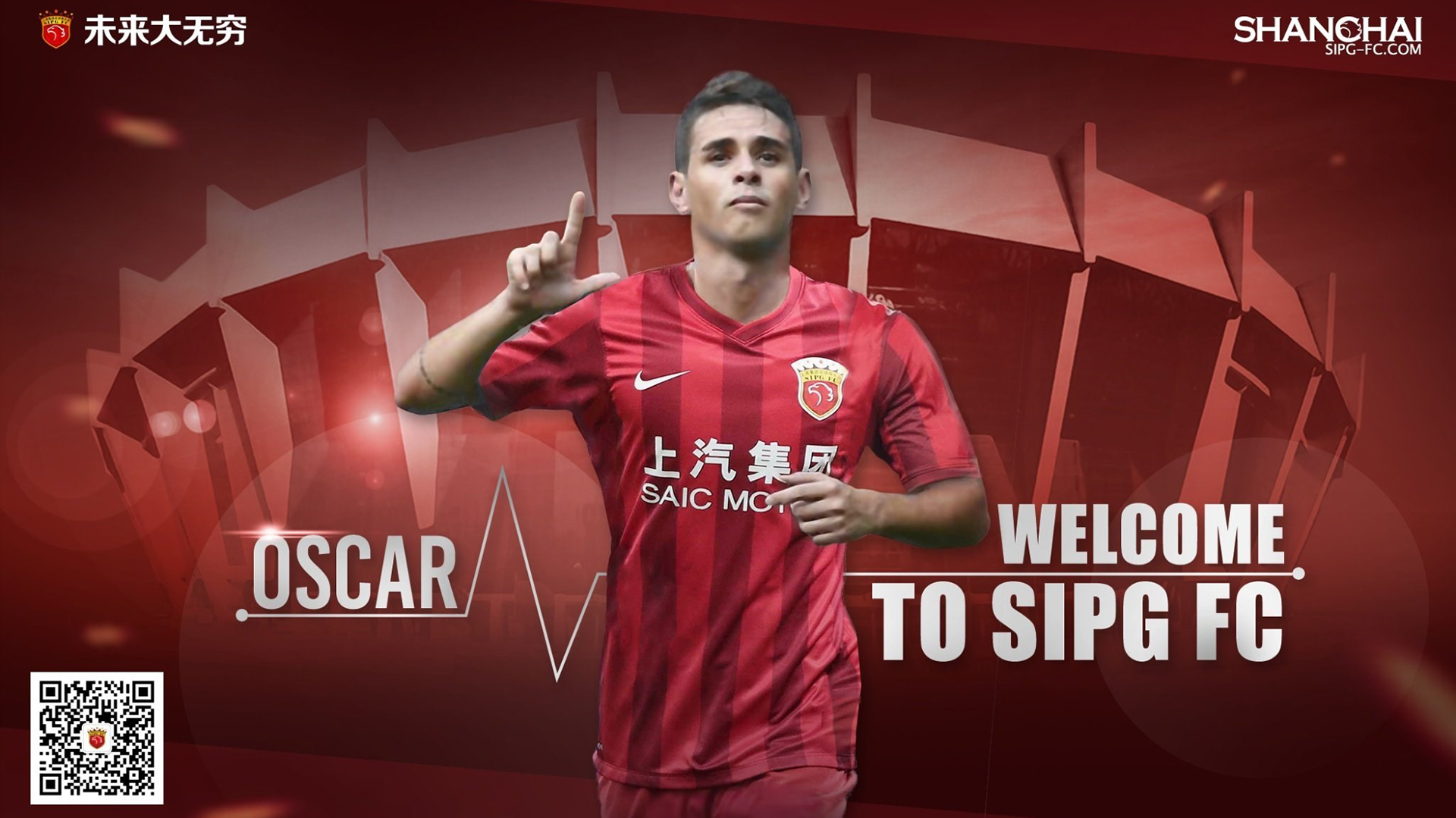 Oscar pasó del Chelsea al Shanghai SIPG por 70 millones de dólares