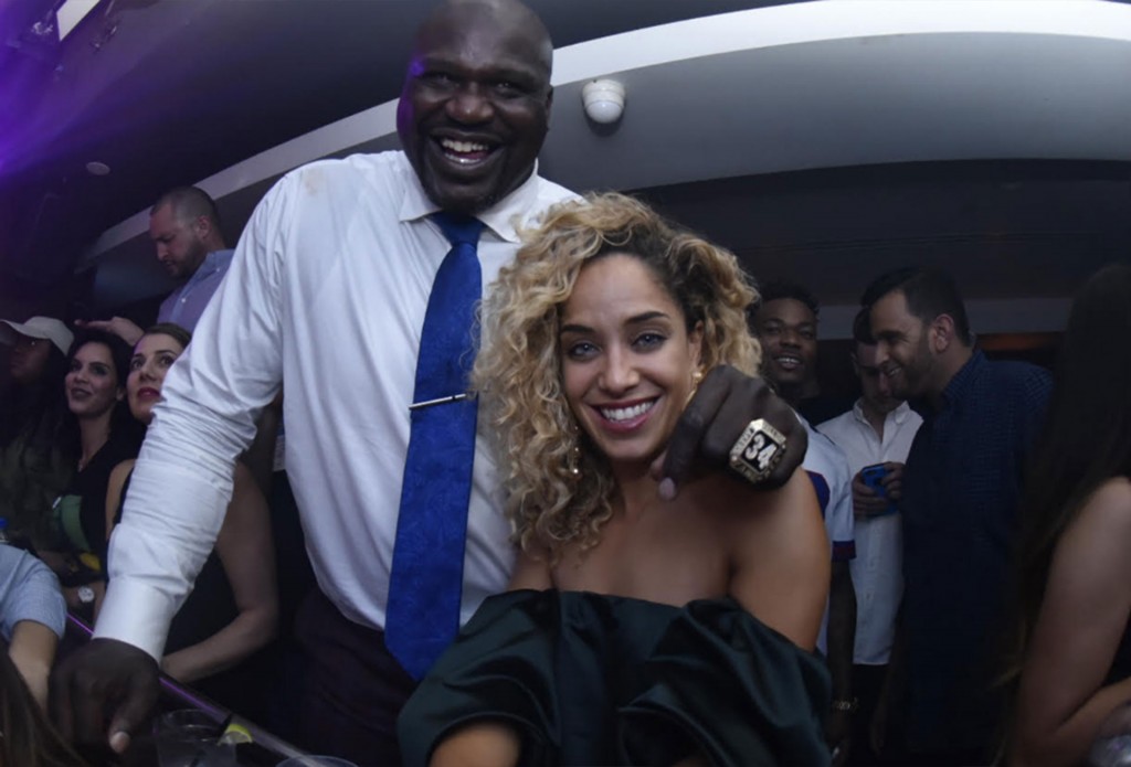 Shaquille O’Neal y su novia fueron los anfitriones de la fiesta de la discoteca E11EVEN