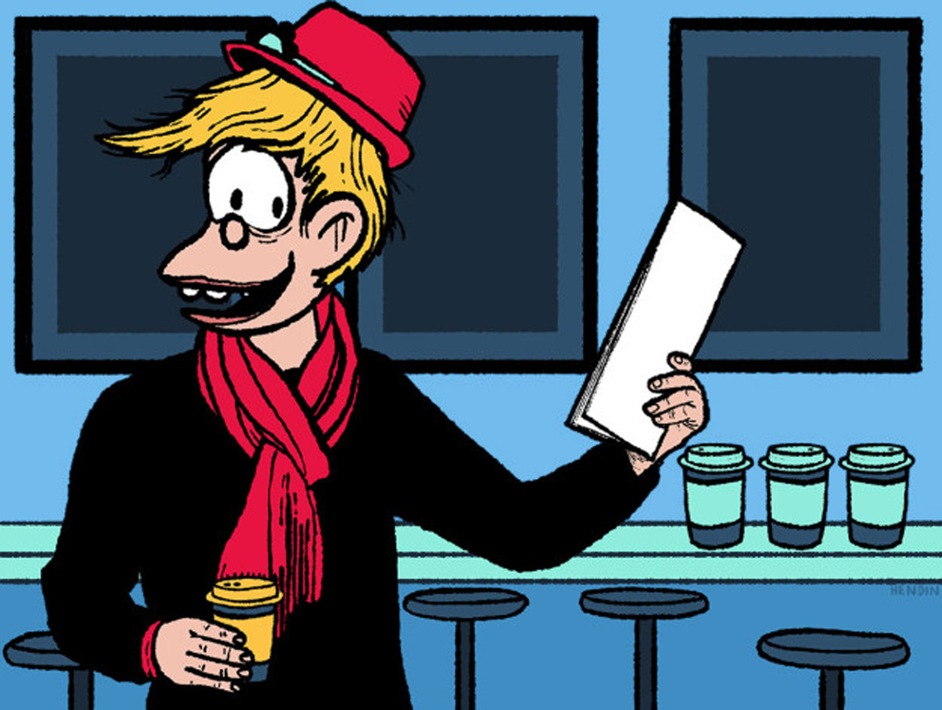 Guille sería profesor en bachilleratos populares (Crédito: Rebecca Hendin/BuzzFeed)