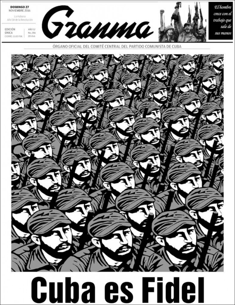 Las mejores tapas de diarios y revistas de 2016 SF granma