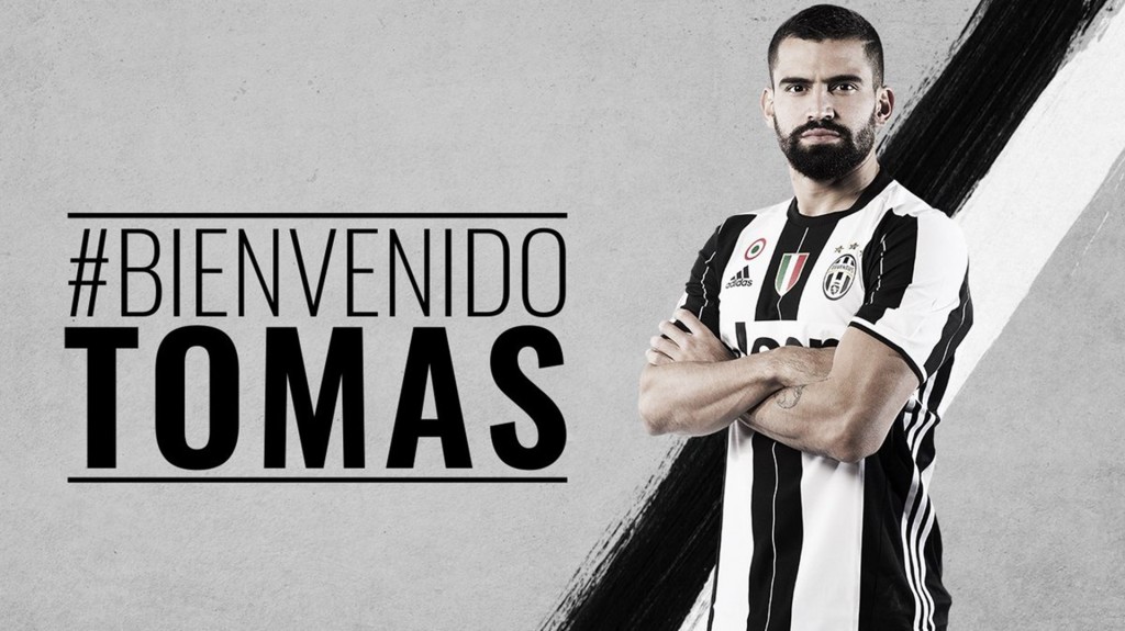 La Juventus hizo oficial el fichaje del venezolano Tomás Rincón, capitán de la Vinotinto