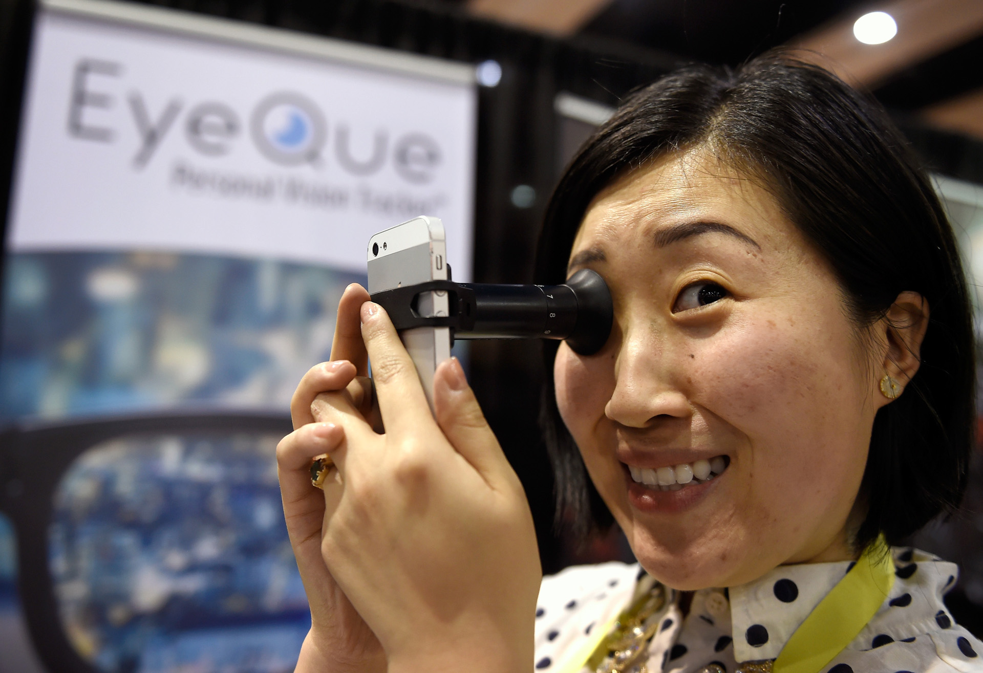 Eye Que, un rastreador ocular personal (David Becker/Getty Images/AFP)