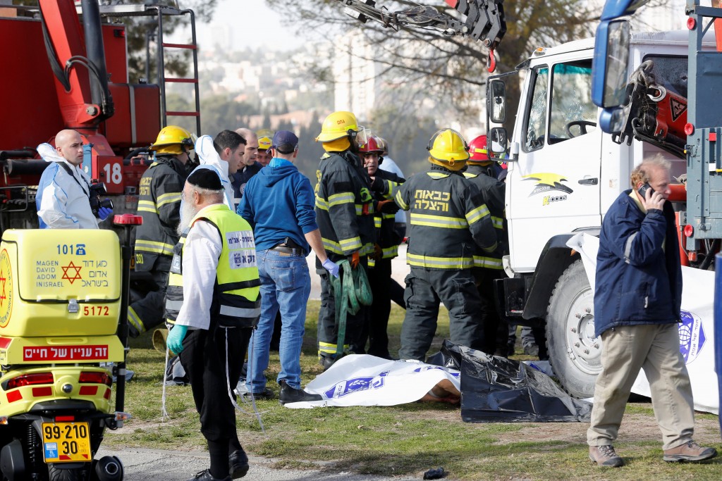 El conductor del camión fue neutralizado (Reuters)