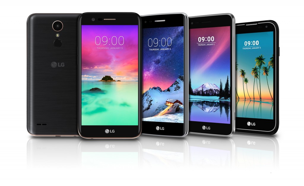 Los cuatro modelos de la serie K de LG