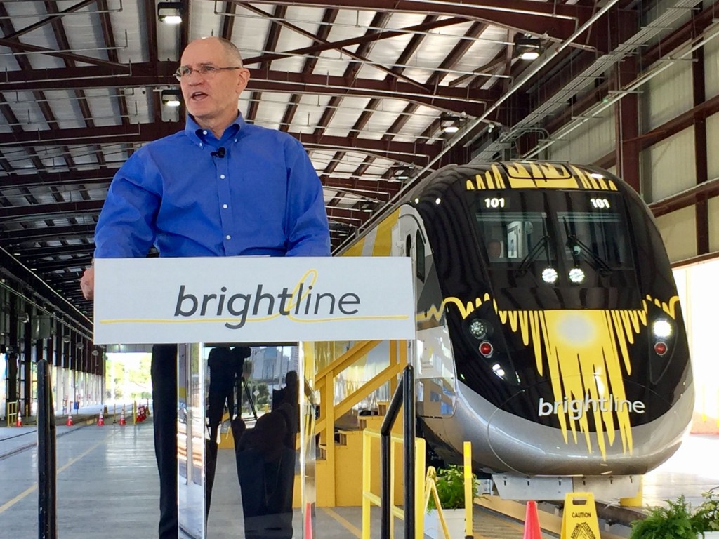 (Presidente de Brightline, Mike Reininger – Foto: Alan Gomez, USA TODAY)