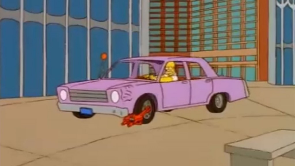 El auto de Homero Simpson