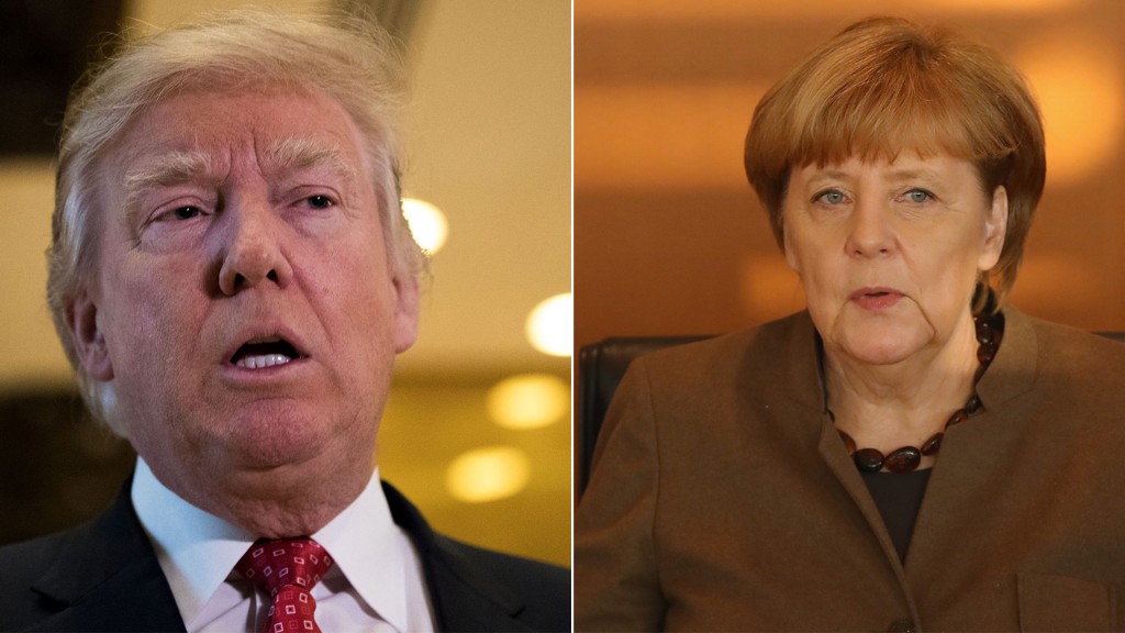 Donald Trump criticó a Angela Merkel por su política de refugiados