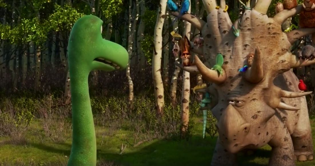 En ‘Un gran dinosaurio’, el mismo animal