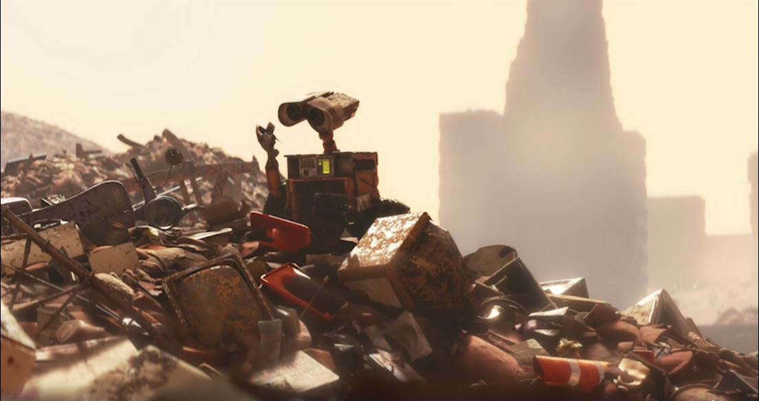 La motocicleta que alguna vez perteneció a Skinner aparece en ‘Wall-E’, en el año 2815