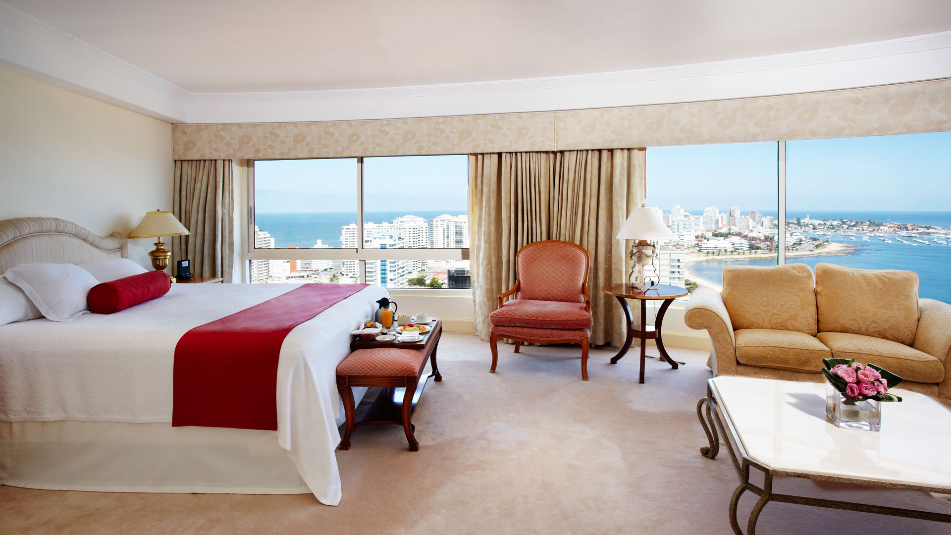 Una de las suites del hotel: todos los lujos y comodidades