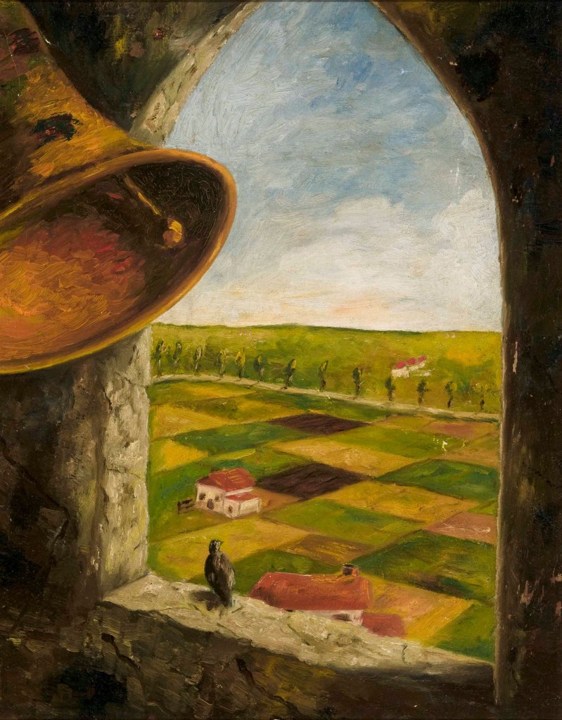 Uno de los cuadros de Heinz Geiringer