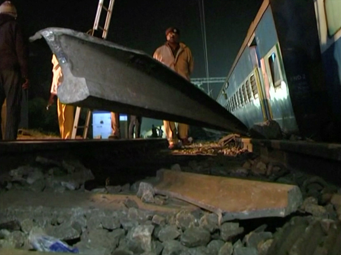 Al mal estado de las ferrovía se atribuye el accidente.