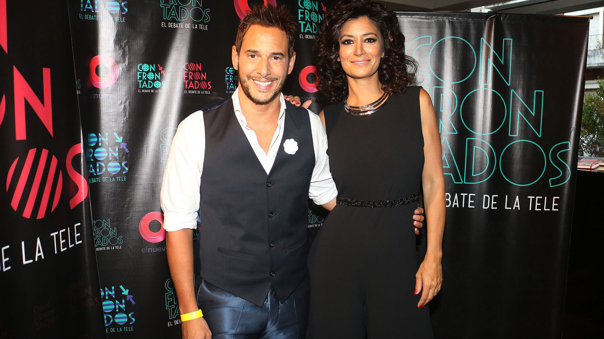 Rodrigo Lussich junto a Carla Conte