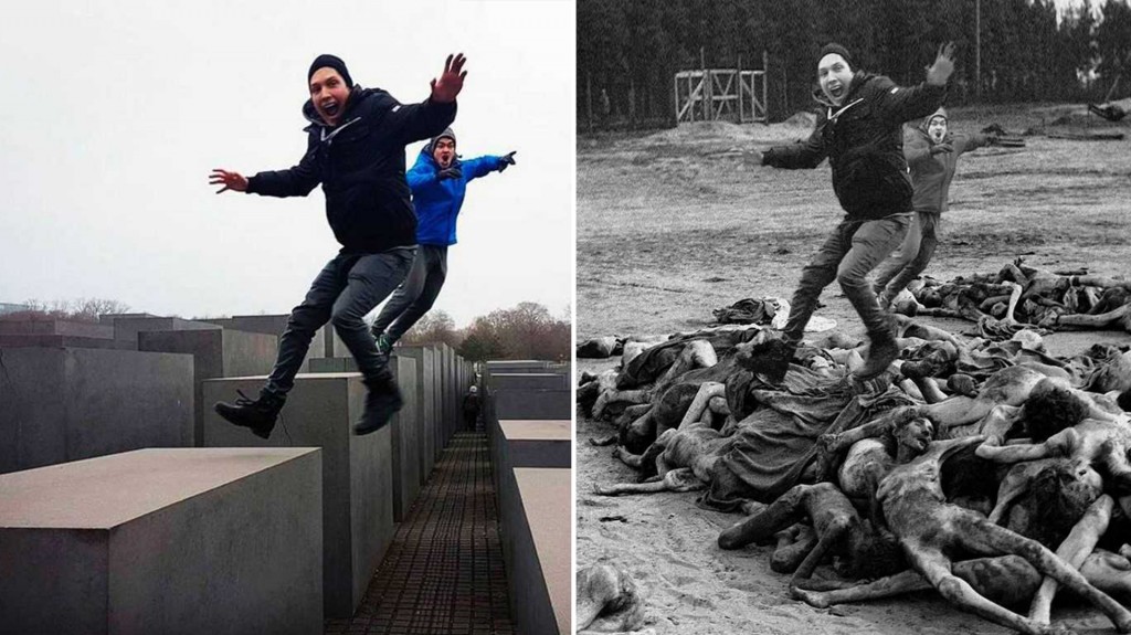 Yolocaust,artista satiriza gente que insulta el holocausto Yolocaust,artista satiriza gente que insulta el holocausto