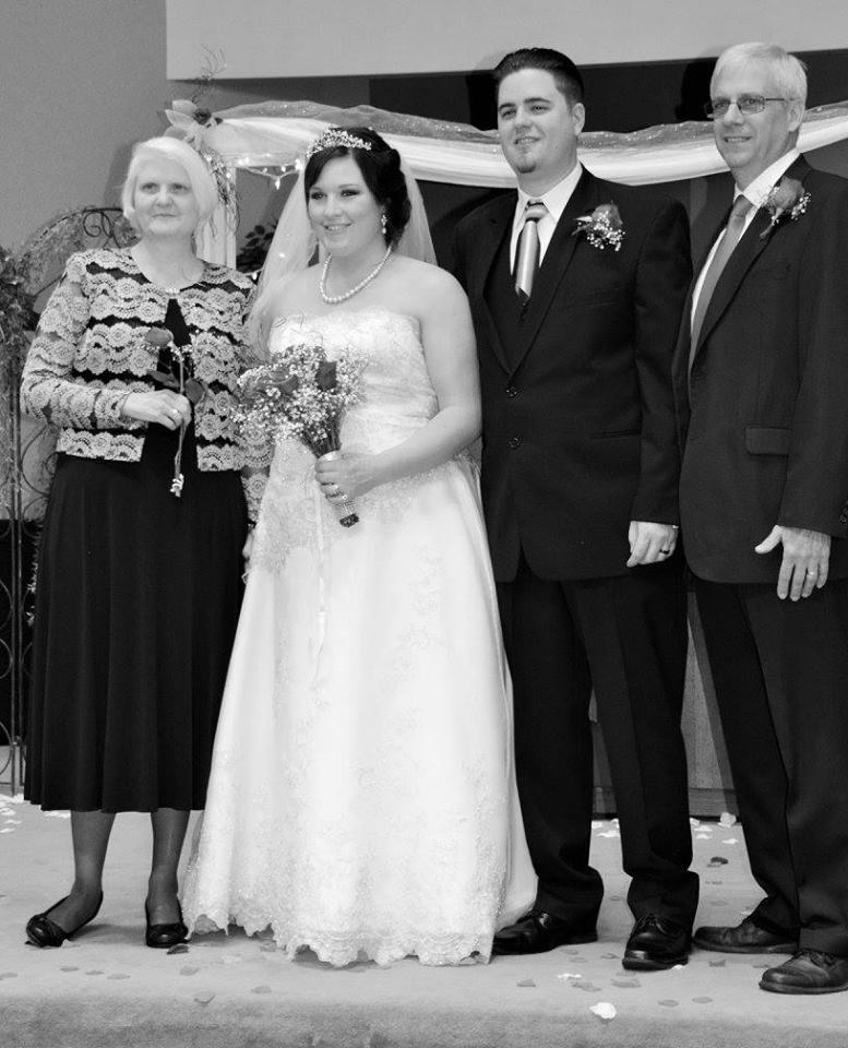 Scott Koteskey, el día de su boda