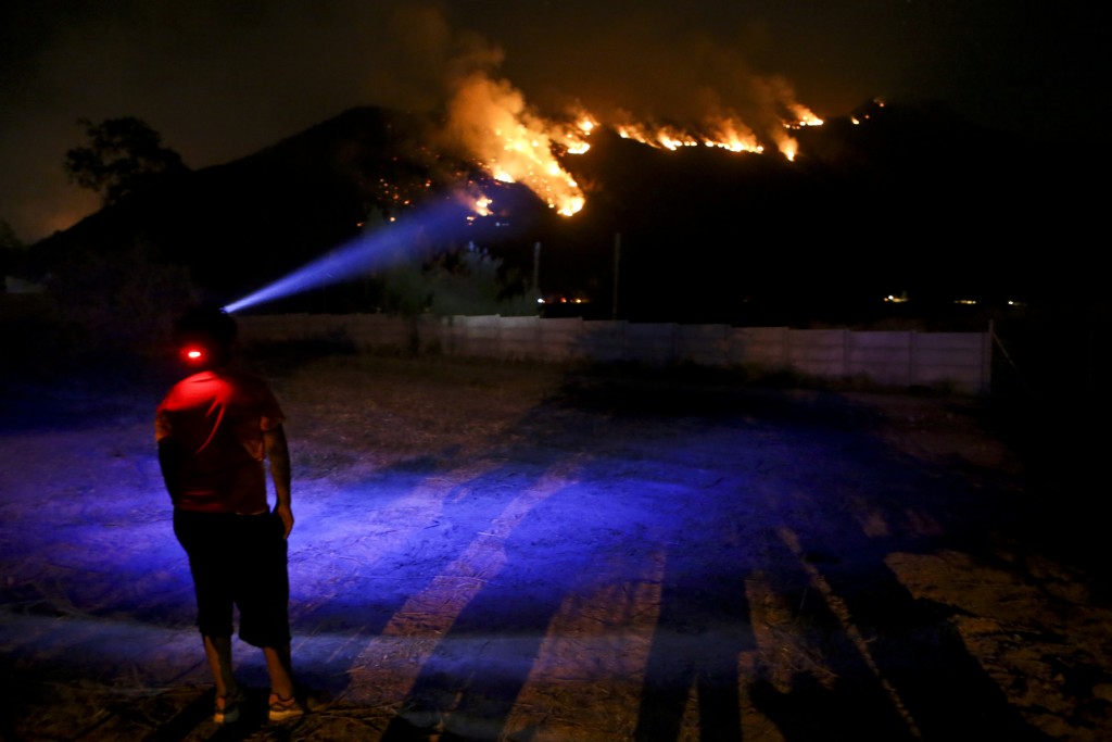 Un joven en el Cajon del Maipo, en las afueras de Santiago (Reuters)
