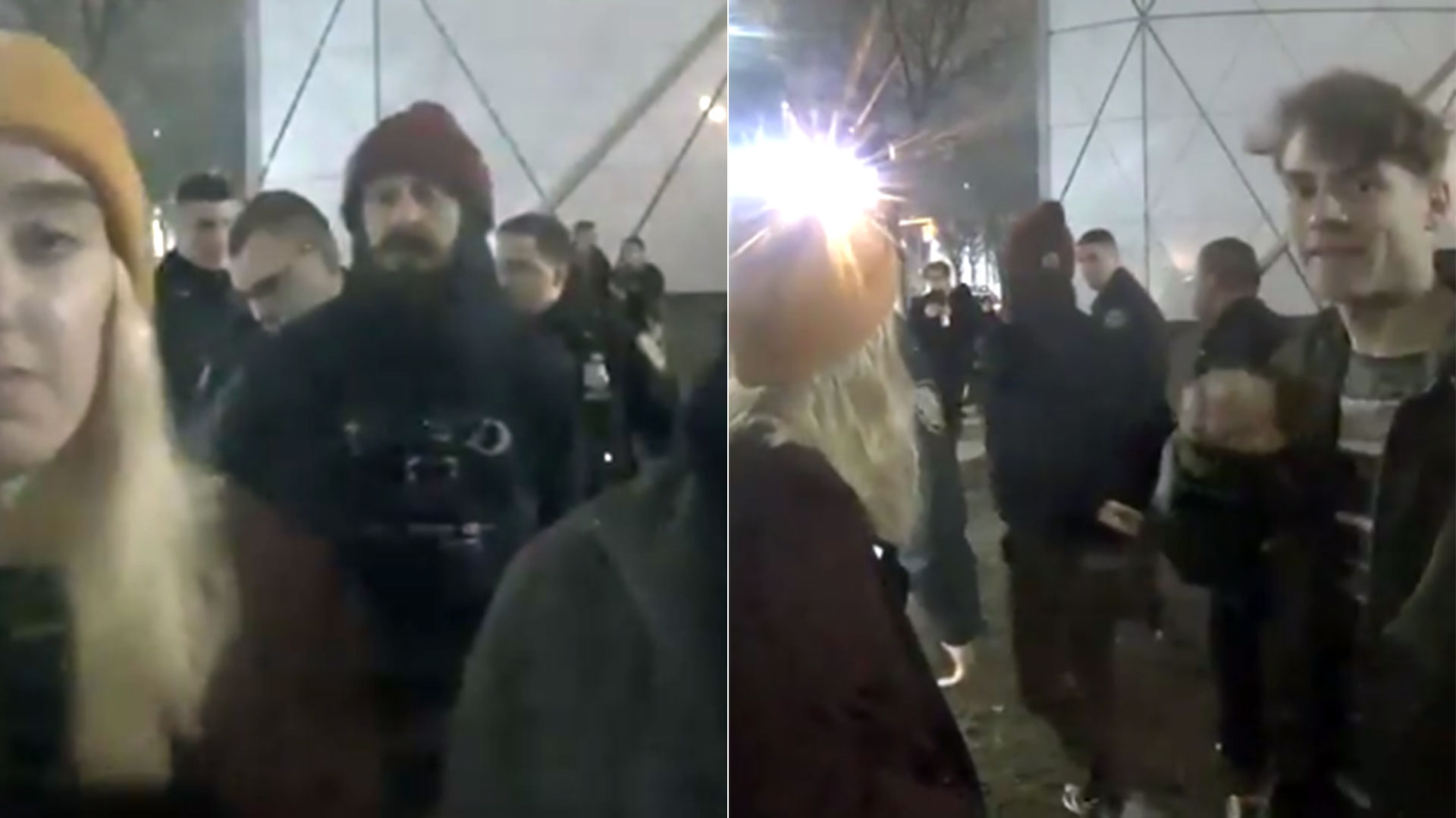 La detención de Shia LaBeouf fue captada en un video