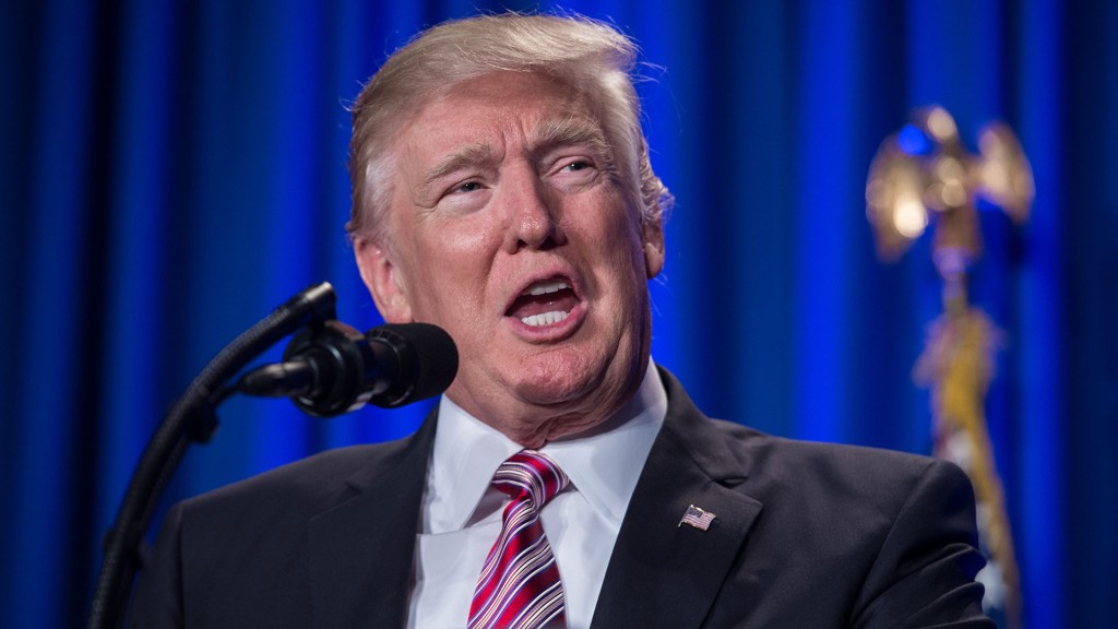 Donald Trump, durante su discurso de este jueves en Filadelfia (AFP)