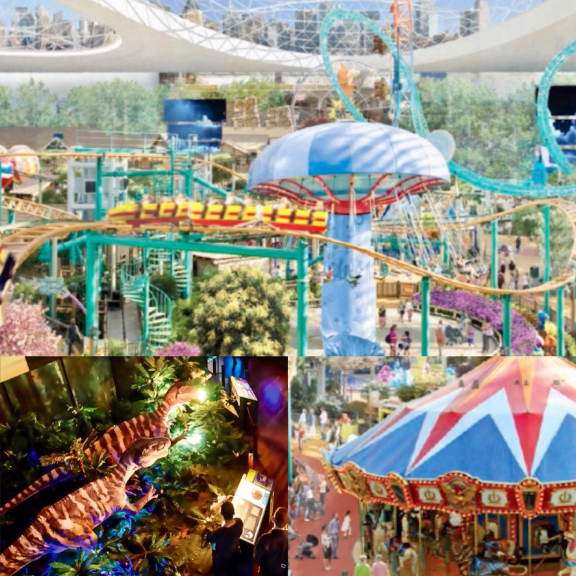 Más de 55 hectáreas de terreno permitirán ofrecer una variedad de montañas rusas, un museo y atracciones para los más pequeños