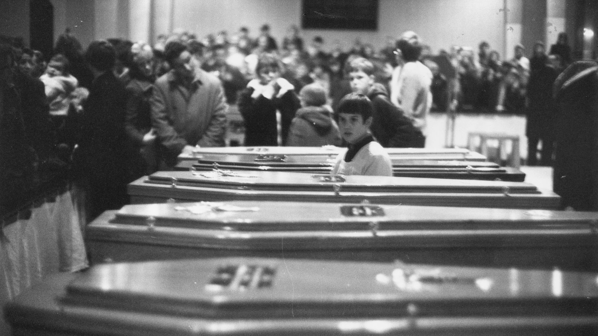 2 de febrero de 1972: funeral de los 13 civiles asesinados por la Brigada de Paracaidistas