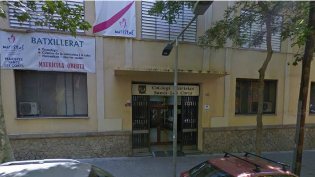 El colegio marista Sants-Les Corts, uno de los tres en Cataluña donde hubo denuncias de abuso sexual de menores