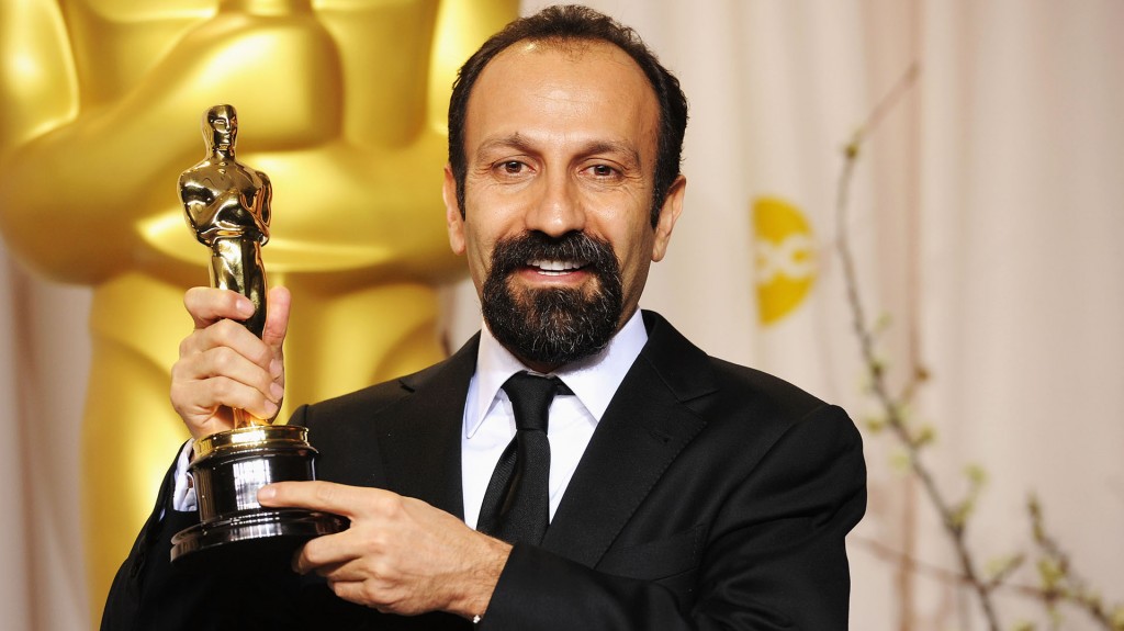 Asghar Farhadi en 2012, cuando ganó su primer Oscar con “Una separación” (Getty)