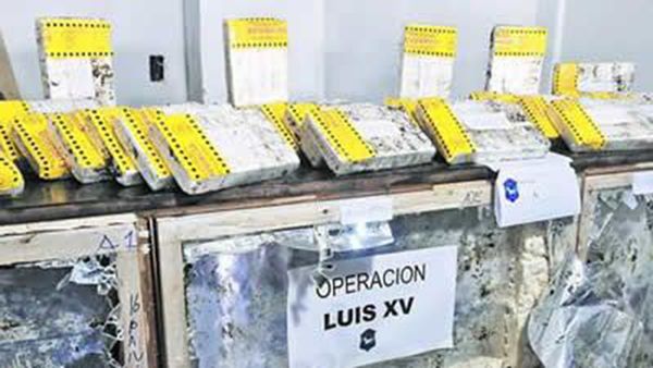 Operativo “Luis XV”: cocaína for export cortada con desparasitante.