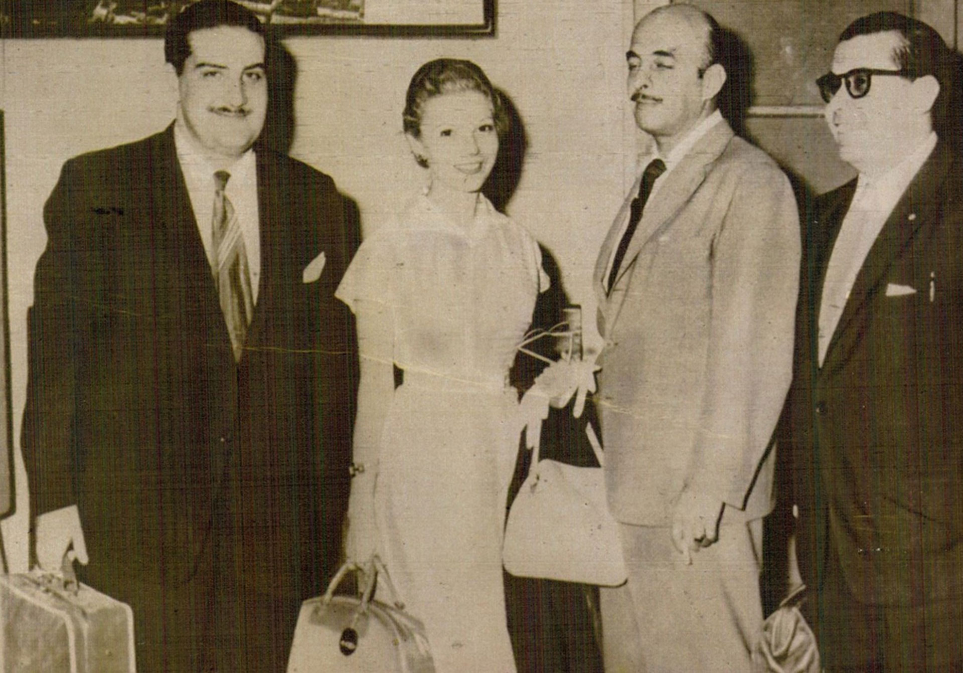 John W. Cooke, Isabel, Américo Barrios y Ramón Landajo llegan a República Dominicana